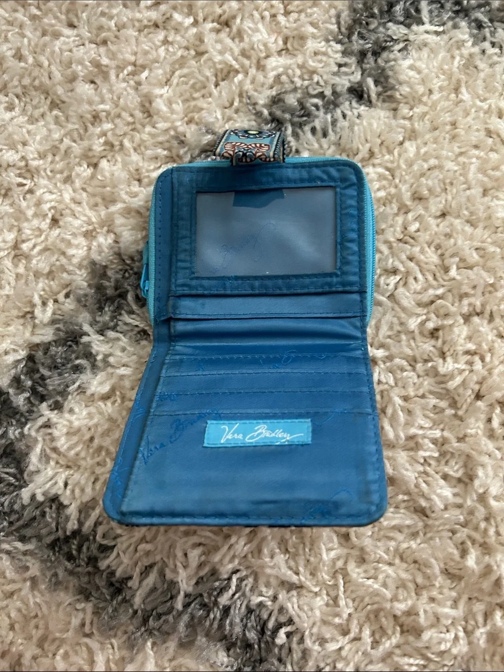 Vera Bradley compact quilted
